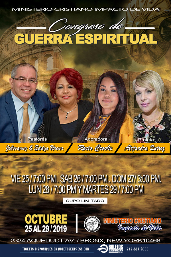 Buy tickets for Congreso Guerra Espiritual Congreso Guerra Espiritual