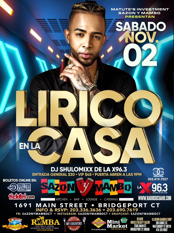 LIRICO EN LA CASA Tickets BoletosExpress LIRICO EN LA CASA Tickets BoletosExpress