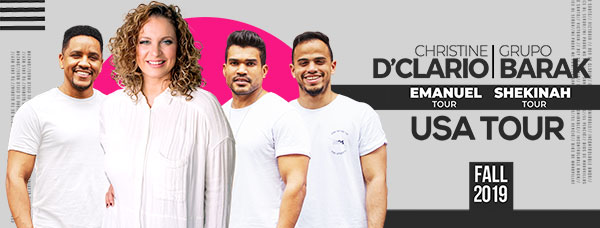 Buy tickets for Christine D' Clario & Grupo Barak: USA TOUR Christine D' Clario & Grupo Barak: USA TOUR