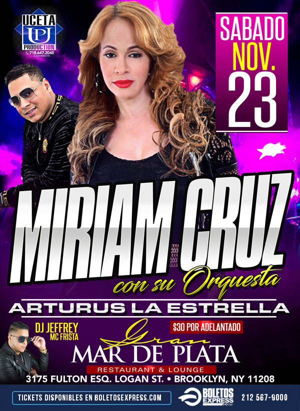 Buy tickets for Miriam Cruz Miriam Cruz