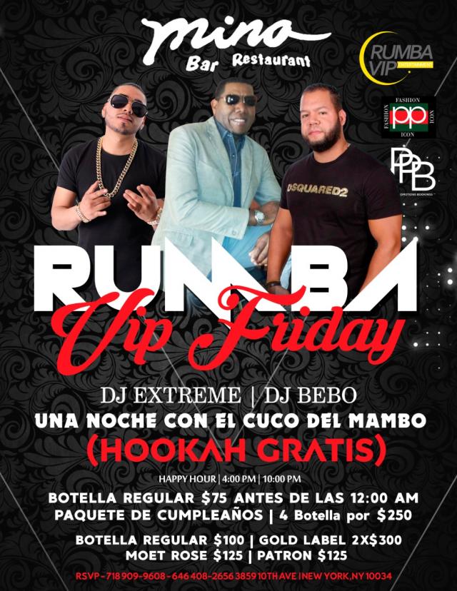 RUMBA VIP FRIDAY