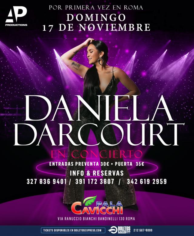 Buy tickets for Daniela Darcourt Daniela Darcourt