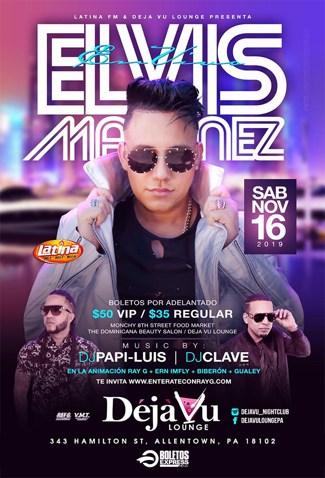 Buy tickets for Elvis Martinez Elvis Martinez