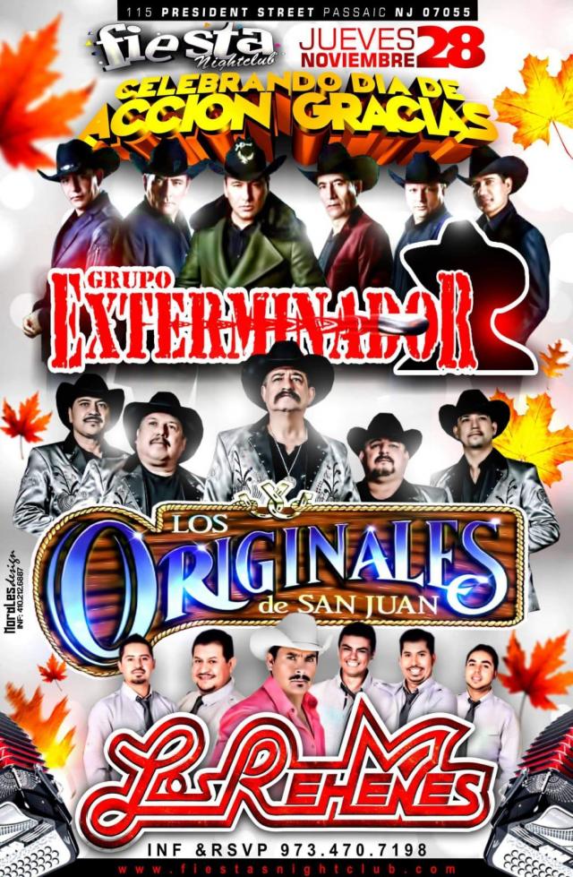 Buy tickets for Grupo Exterminador, Los Originales de San Juan y Los Rehenes Grupo Exterminador, Los Originales de San Juan y Los Rehenes