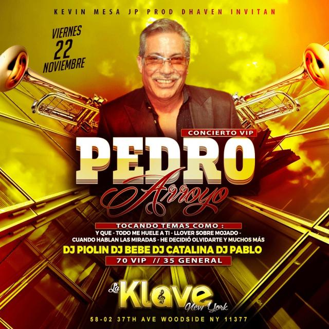 Buy tickets for PEDRO ARROYO PEDRO ARROYO