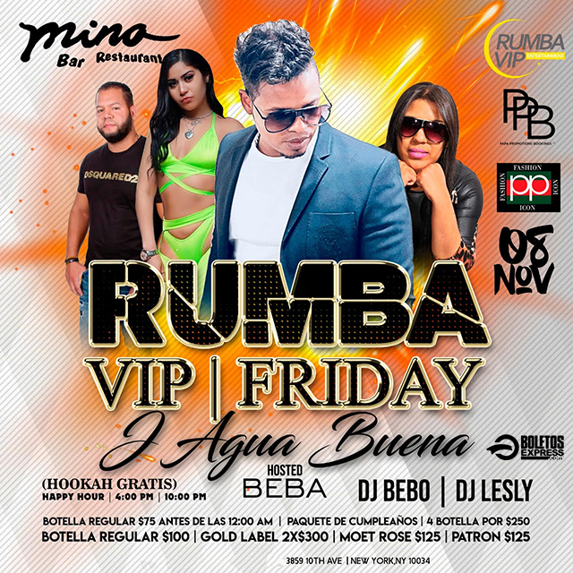 Buy tickets for RUMBA VIP FRIDAY RUMBA VIP FRIDAY