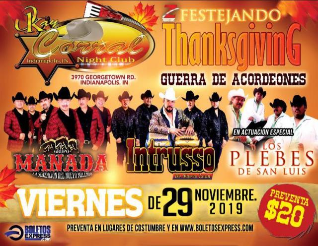 Buy tickets for Grupo Manada, Intrusso de Nuevo Leon & Lo Plebes San Luis Grupo Manada, Intrusso de Nuevo Leon & Lo Plebes San Luis