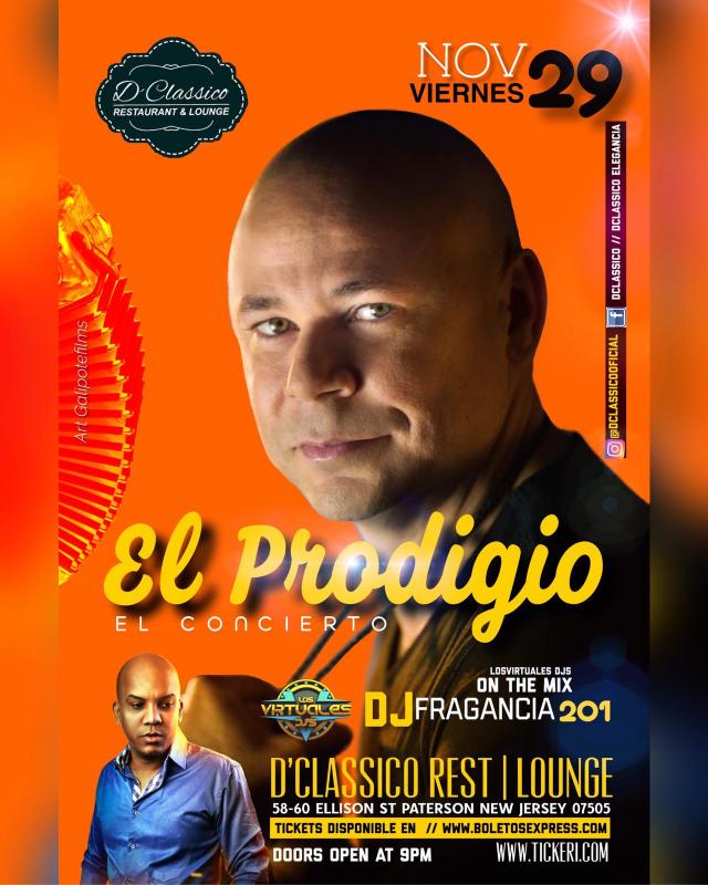 Buy tickets for EL PRODIGIO EL PRODIGIO