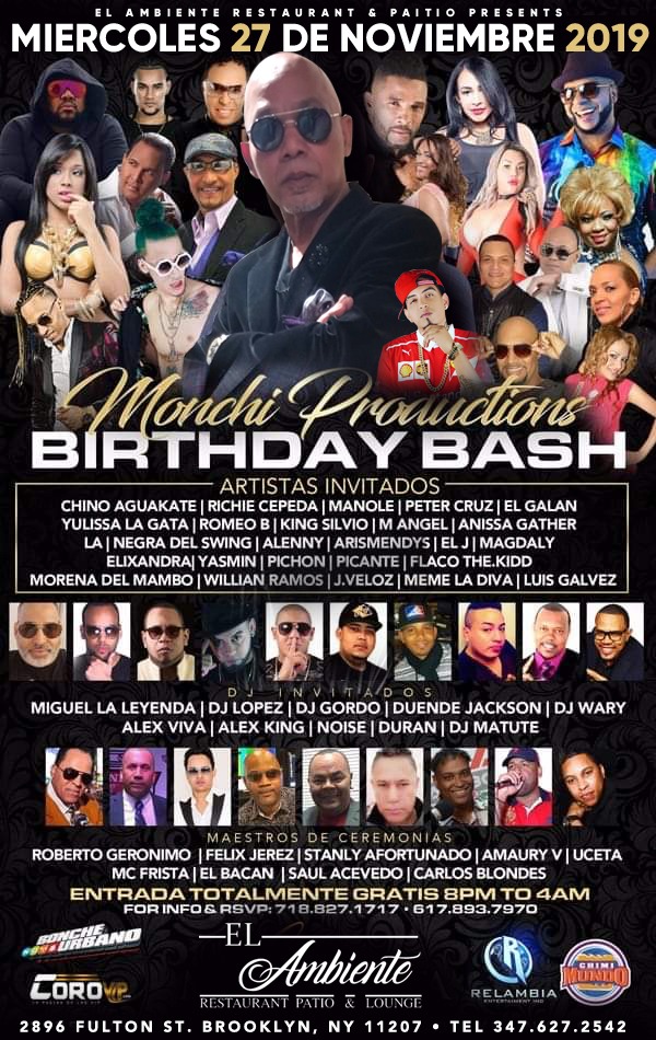 Monchi Production Mega Birthday  Bash