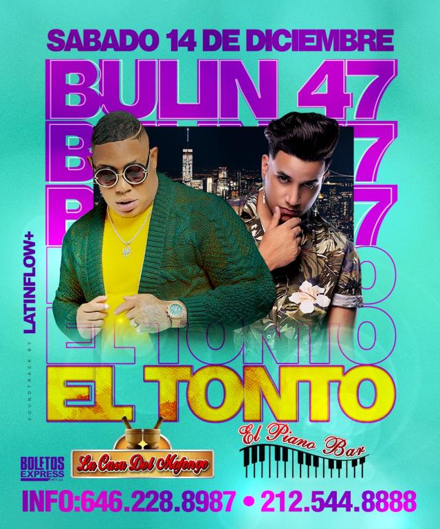 Buy tickets for BULIN 47 & EL TONTO BULIN 47 & EL TONTO