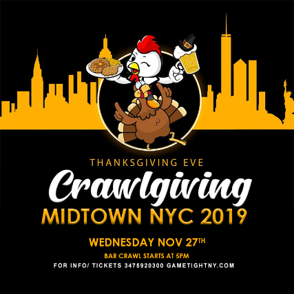 NYC Thanksgiving Eve Pub Crawl 2019 