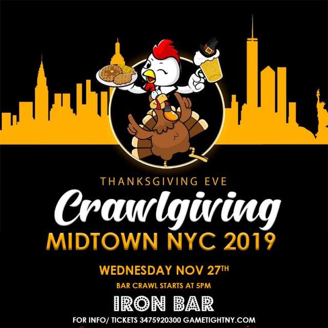 Iron Bar Thanskgiving Eve party 2019
