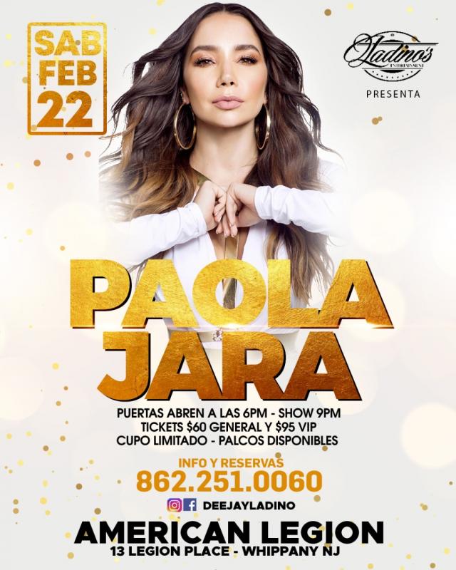 Buy tickets for PAOLA JARA PAOLA JARA