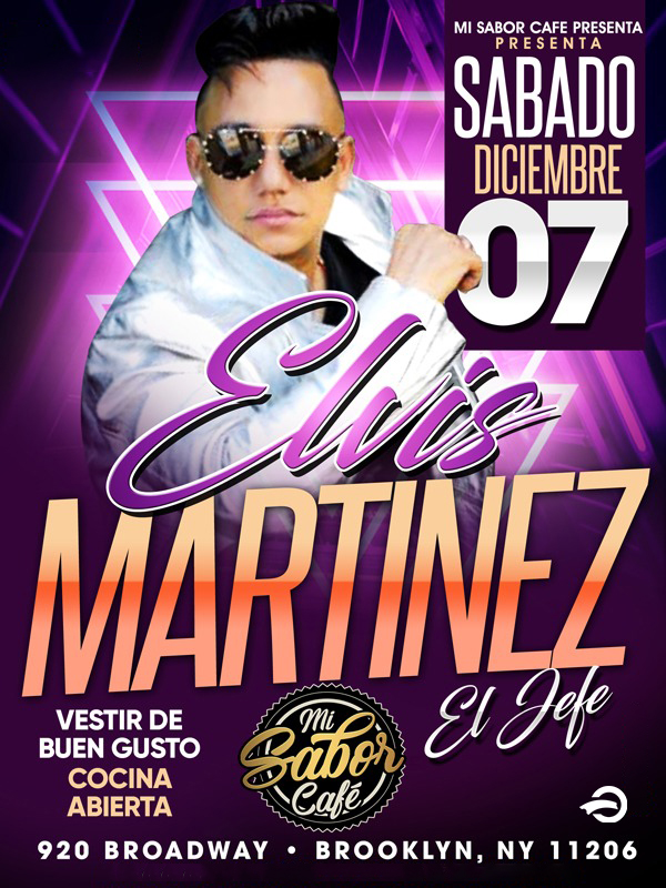 Buy tickets for Elvis Martinez el Jefe Elvis Martinez el Jefe