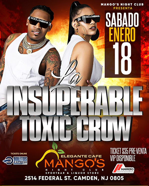 Buy tickets for LA INSUPERABLE & TOXIC CROW LA INSUPERABLE & TOXIC CROW