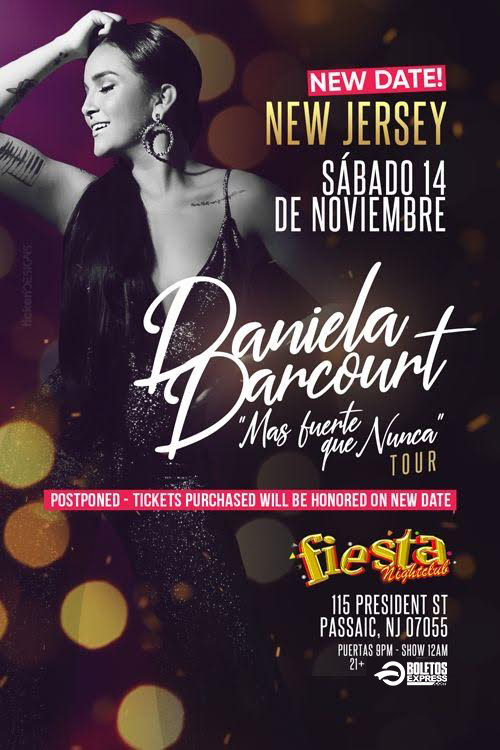 DANIELA DARCOURT - RESCHEDULED NEW DATE TBD