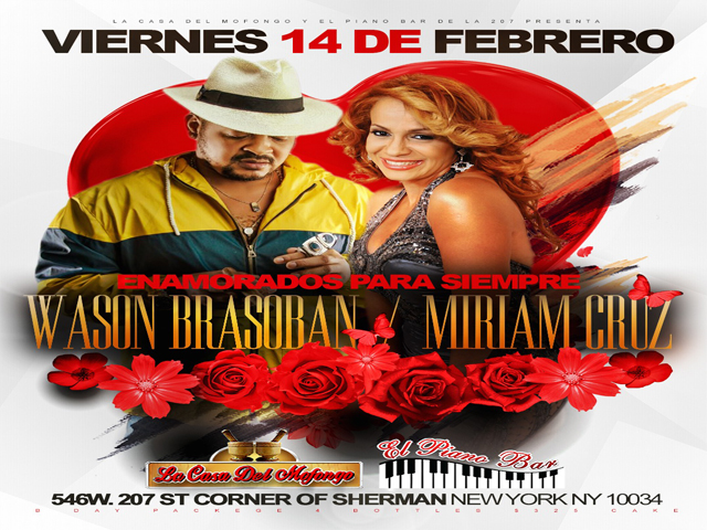 WASON BRAZOBAN & MIRIAM CRUZ ESTA MISMA NOCHE