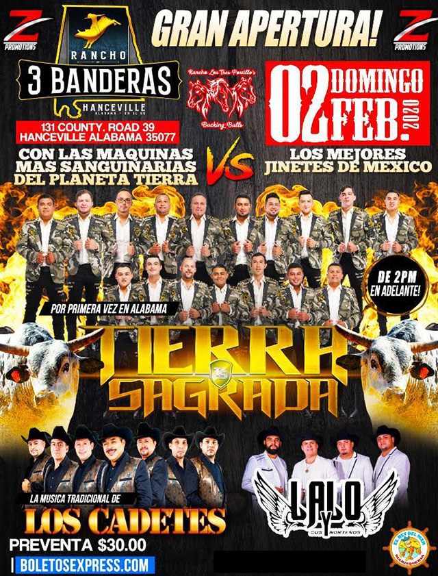 TIERRA SAGRADA, LOS CADETES, LALO Y SUS NORTEÑOS