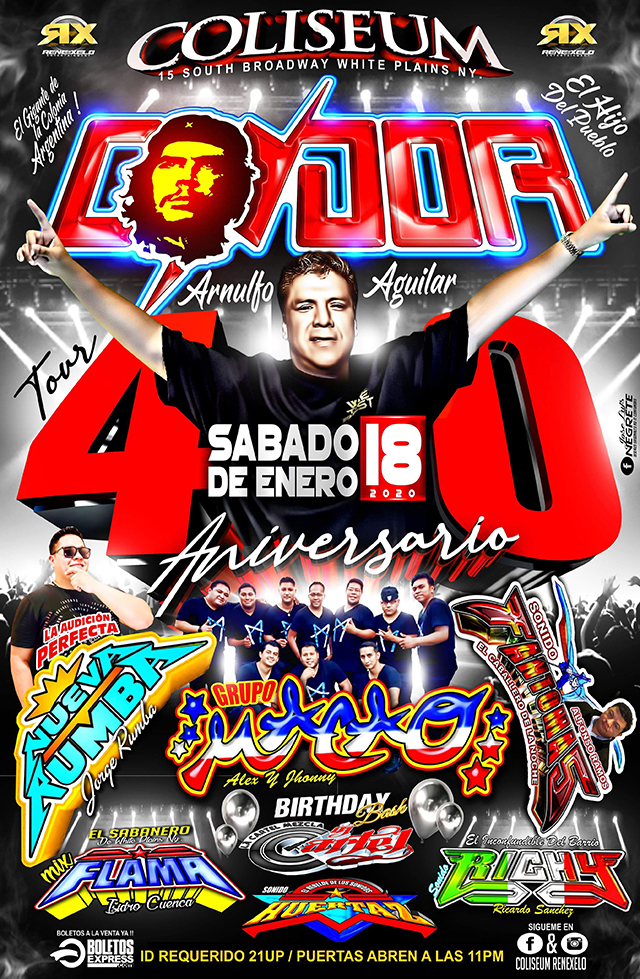 Buy tickets for SONIDO CONDOR & GRUPO MACAO SONIDO CONDOR & GRUPO MACAO