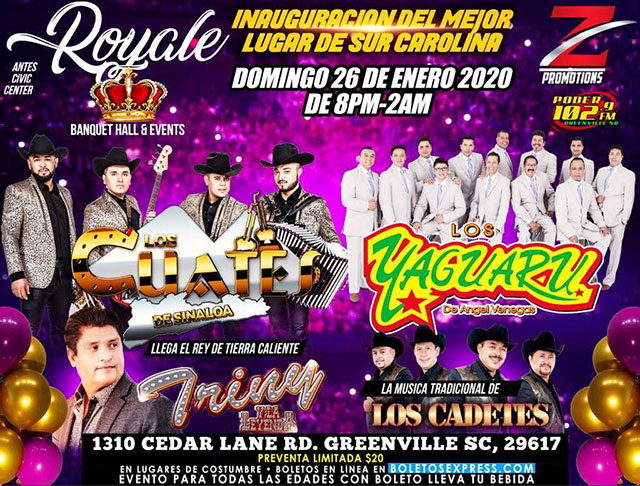 Buy tickets for Los Cuates de Sinaloa, Los Yaguaru, Triny & La Leyenda Los Cuates de Sinaloa, Los Yaguaru, Triny & La Leyenda