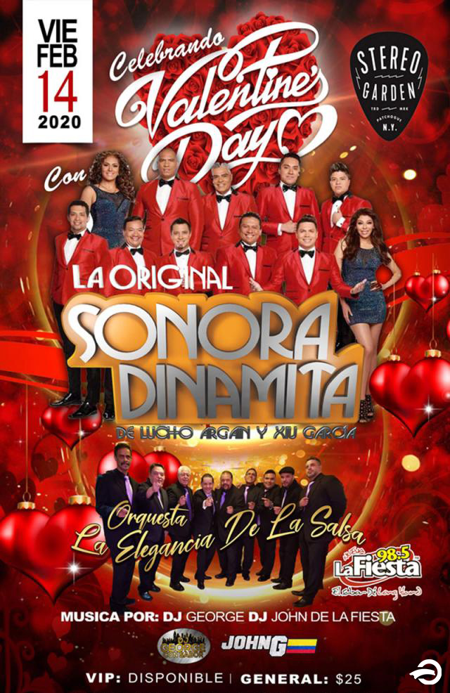 Celebrando Valentine Day con la Sonora dinamita