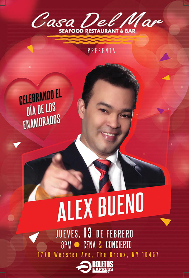 Buy tickets for Alex Bueno Alex Bueno