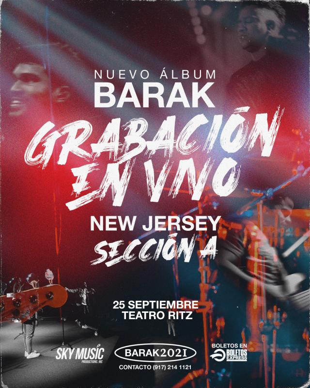 Buy tickets for Grupo Barak | Grabacion En Vivo Grupo Barak | Grabacion En Vivo