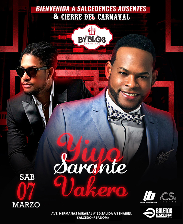 Buy tickets for Yiyo Sarante & Vakero Yiyo Sarante & Vakero