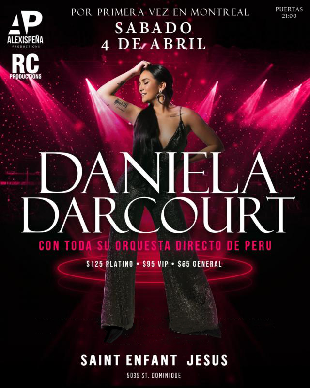 Buy tickets for DANIELA DARCOURT DANIELA DARCOURT