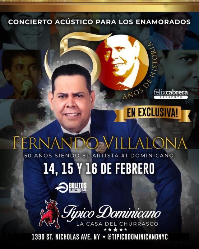 Buy tickets for FERNANDO VILLALONA FERNANDO VILLALONA