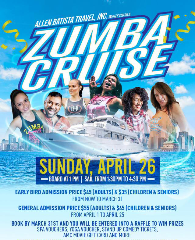 Buy tickets for New York Fitness Boat Ride Featuring Zumba Session New York Fitness Boat Ride Featuring Zumba Session