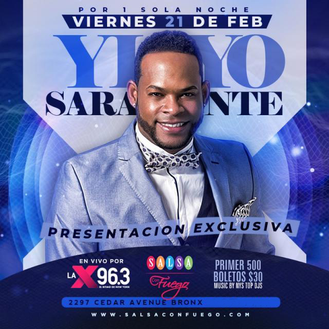 YIYO SARANTE Tickets BoletosExpress