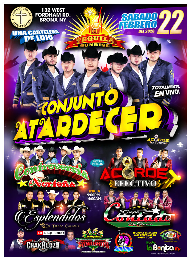 Buy tickets for CONJUNTO ATARDECER CONJUNTO ATARDECER