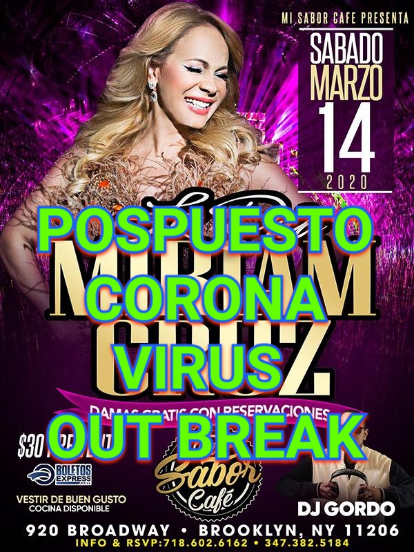 Buy tickets for MIRIAM CRUZ - CANCELLED MIRIAM CRUZ - CANCELLED
