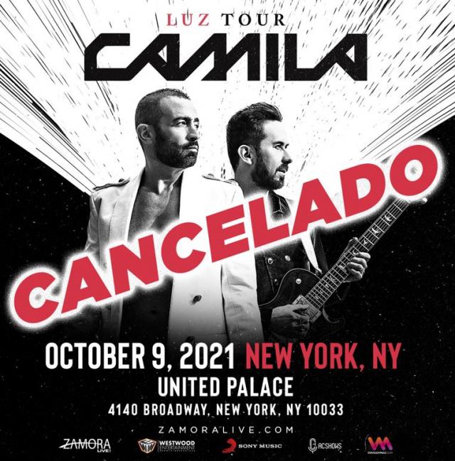Buy tickets for CAMILA (EVENT CANCELLED) CAMILA (EVENT CANCELLED)