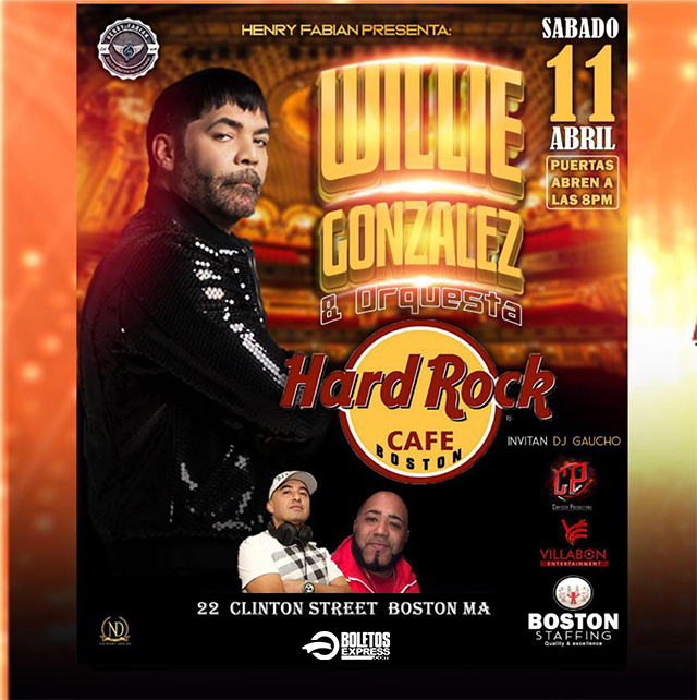 Buy tickets for Willie Gonzalez & Orquesta Willie Gonzalez & Orquesta