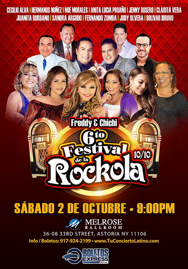Buy tickets for 6TO FESTIVAL DE LA ROCKOLA - NEW YORK 6TO FESTIVAL DE LA ROCKOLA - NEW YORK