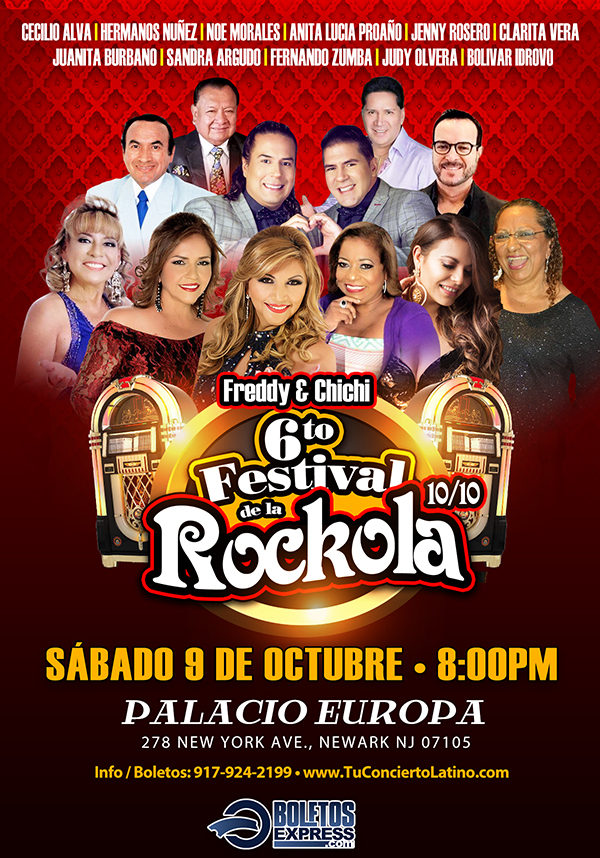 Buy tickets for 6TO FESTIVAL DE LA ROCKOLA - NEW JERSEY 6TO FESTIVAL DE LA ROCKOLA - NEW JERSEY