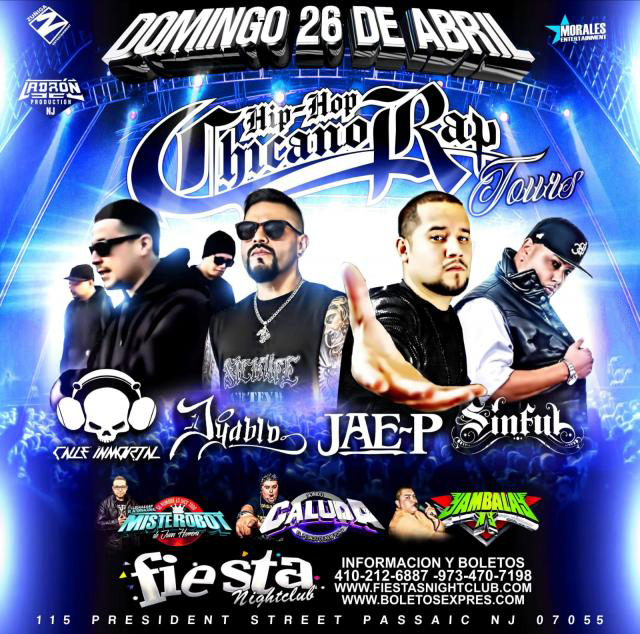 Buy tickets for HIP HOP CHICANO RAP TOUR HIP HOP CHICANO RAP TOUR