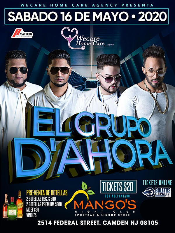 Buy tickets for GRUPO D'AHORA - CANCELLED GRUPO D'AHORA - CANCELLED