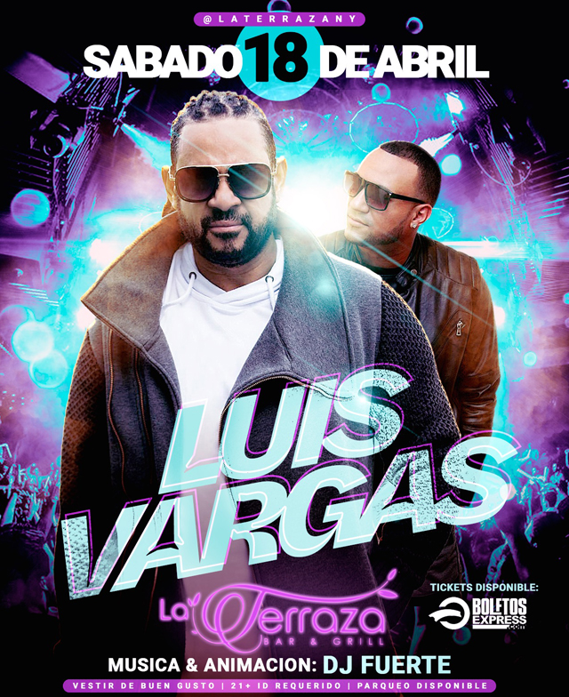 Buy tickets for LUIS VARGAS LUIS VARGAS