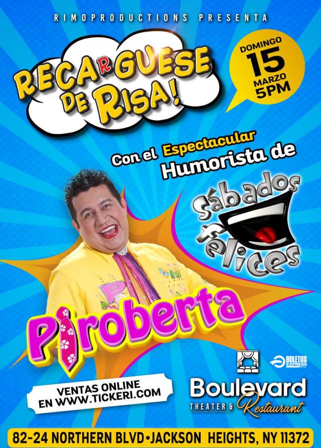 Buy tickets for PIROBERTA - POSTPONED PIROBERTA - POSTPONED