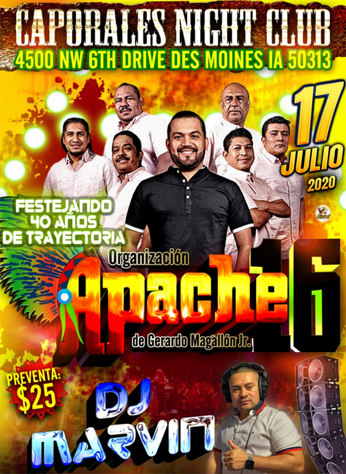 Buy tickets for APACHE 16 APACHE 16