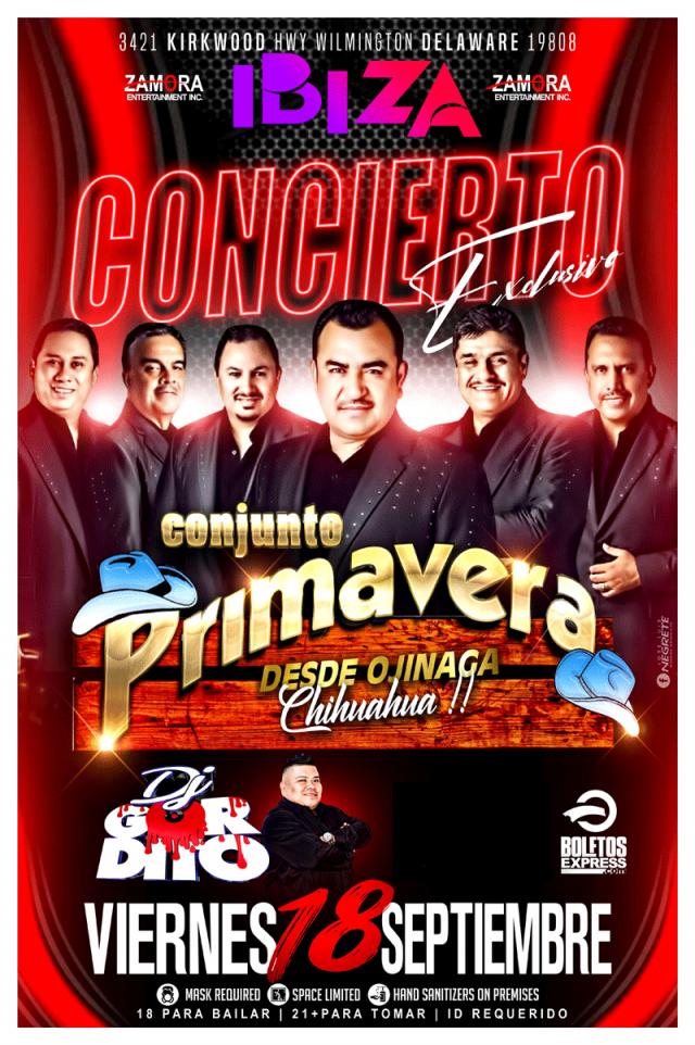 Conjunto Primavera Tickets BoletosExpress