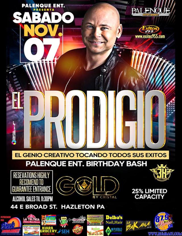 Buy tickets for El Prodigio El Prodigio