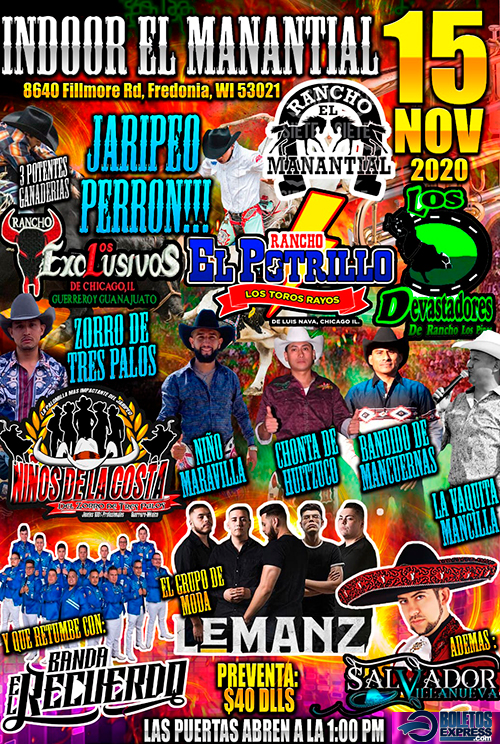 JARIPEO PERRON EN FREDONIA WISCONSIN