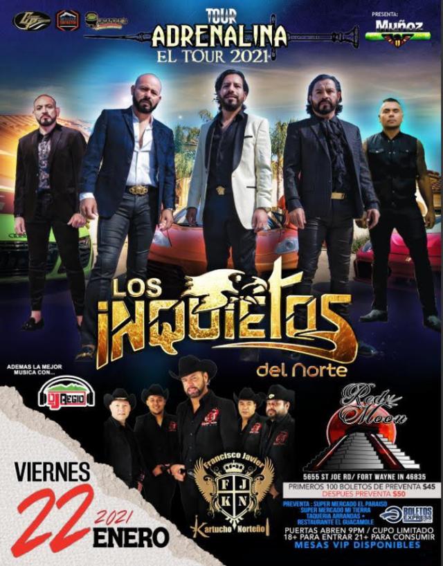 Los Inquietos Del Norte Tickets BoletosExpress