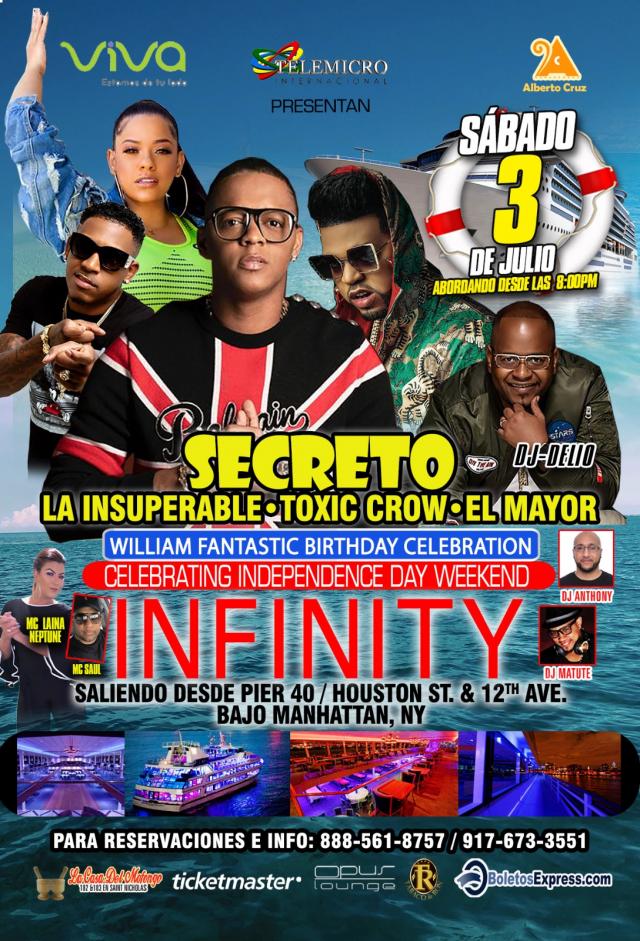 Buy tickets for Secreto - Famoso Biberón / Mayor Clásico / La Insuperable / Toxic Crow / Dj Delio  Secreto - Famoso Biberón / Mayor Clásico / La Insuperable / Toxic Crow / Dj Delio