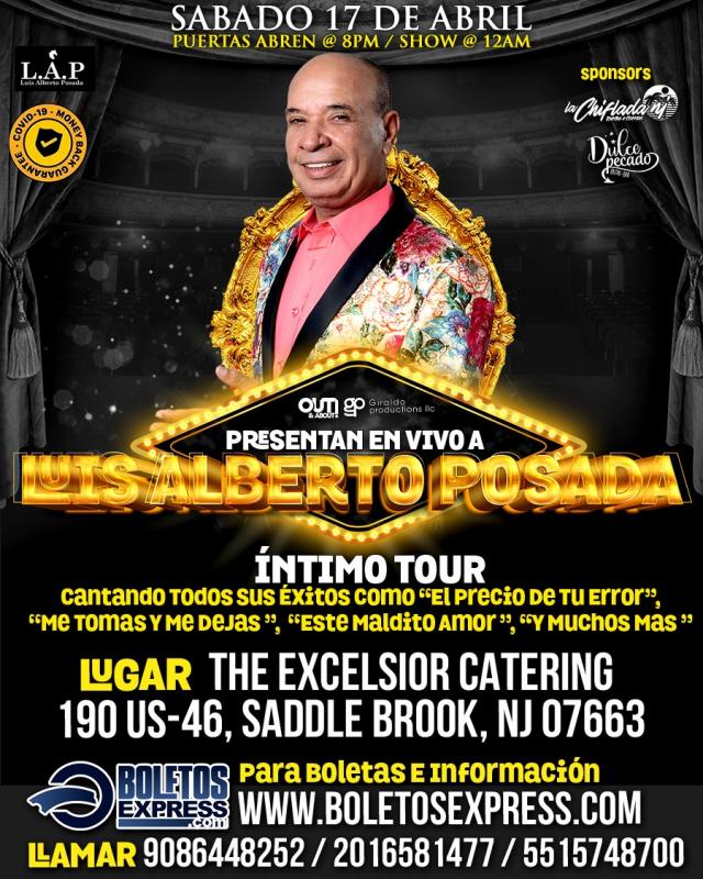 Buy tickets for LUIS ALBERTO POSADA LUIS ALBERTO POSADA