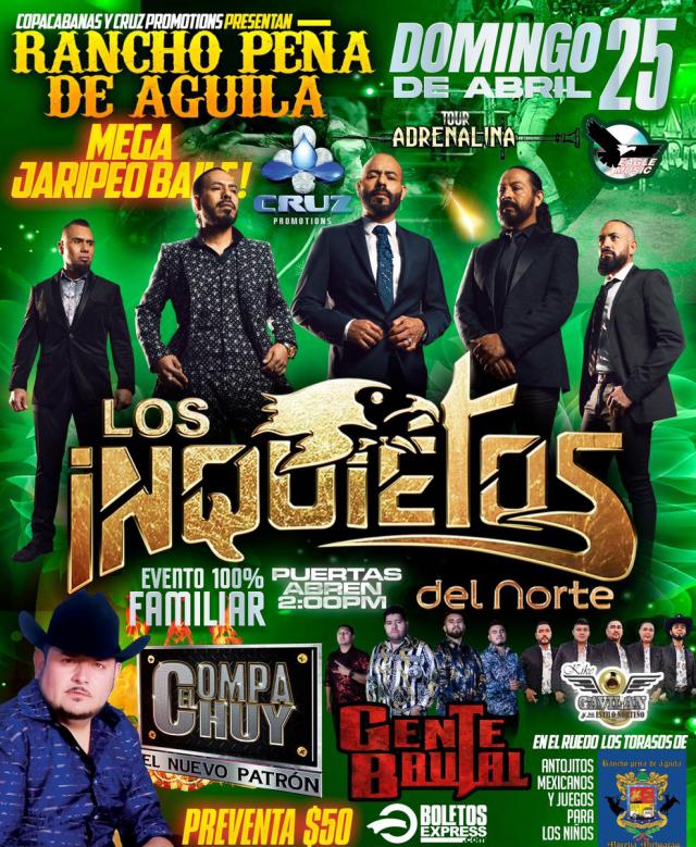 Buy tickets for Los Inquietos Del Norte Los Inquietos Del Norte